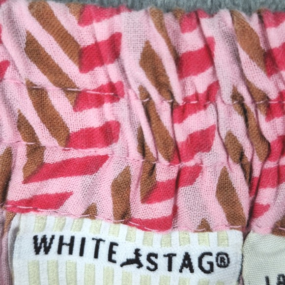 White Stag Skirt‎ Large Boho Peasant Tiered Prairie Festival Maxi Modest Sequins - Picture 2 of 9